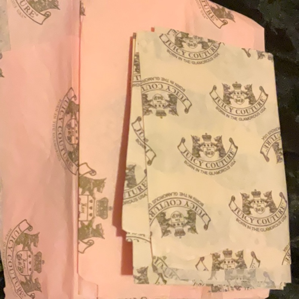 Juicy Couture Pink Logo Tissue Paper